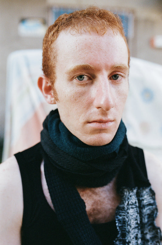 scrap sweater scarf/