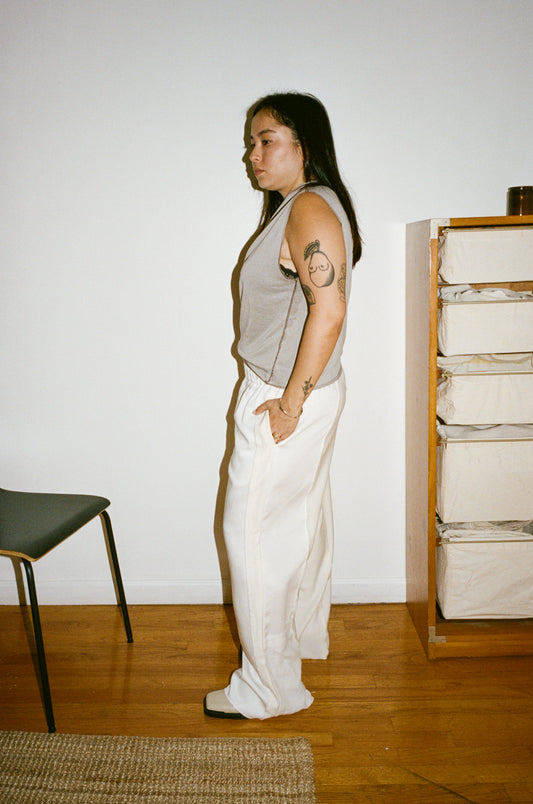 alex pant/ white