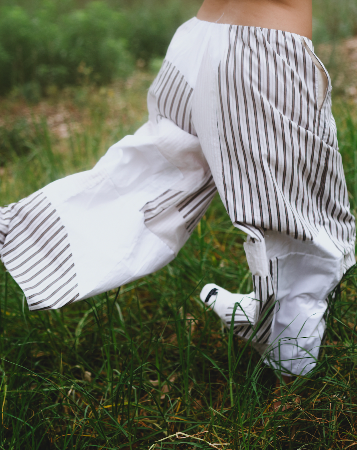 button-down culotte/ s