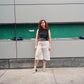 midi flare pant/