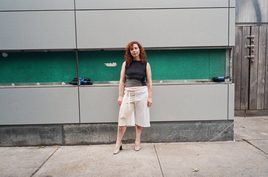 midi flare pant/
