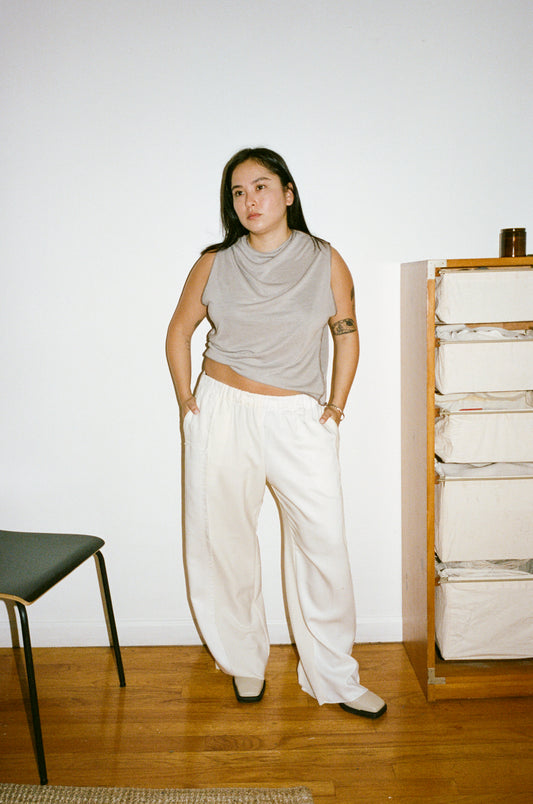 alex pant/ white