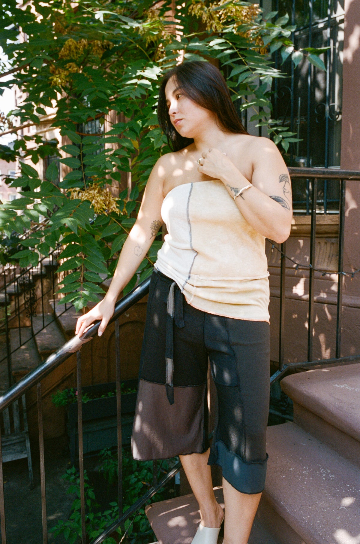 midi flare pant/