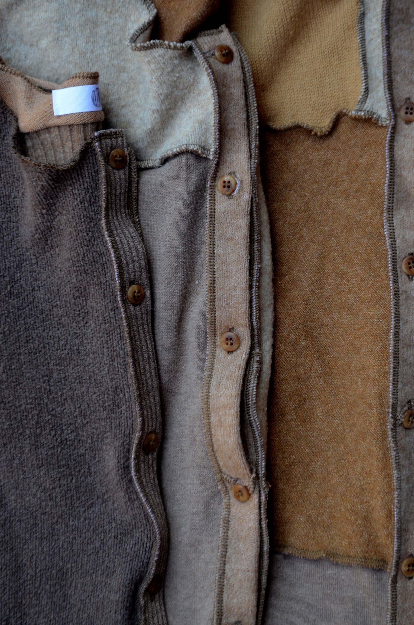 cardigan/ brown