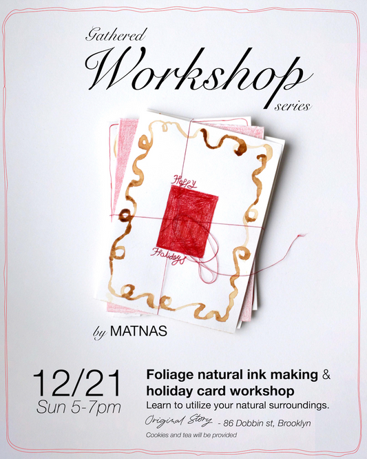Foliage Ink Making & Holiday Card Workshop