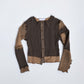 cardigan/ brown