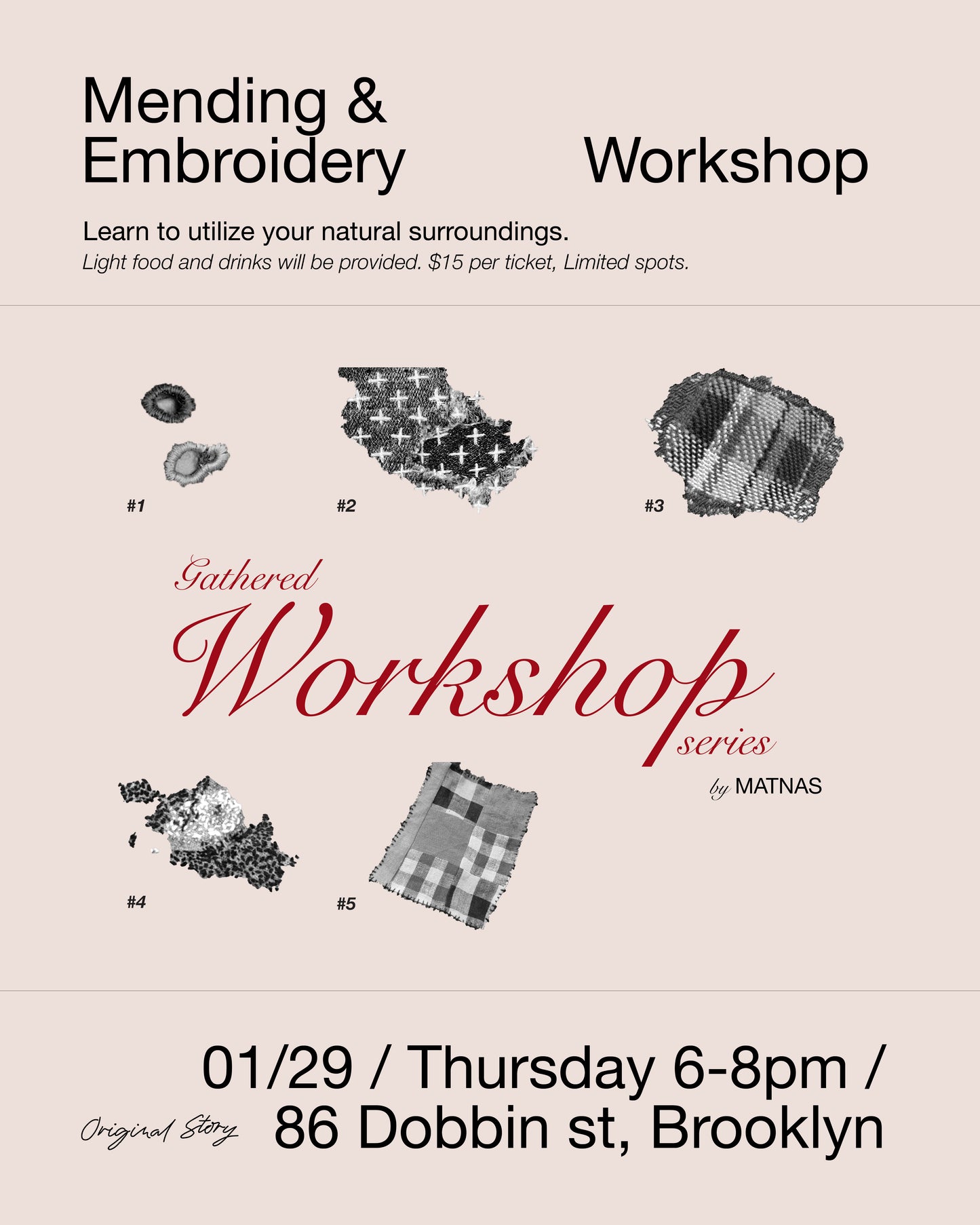 Mending & Embroidery Workshop