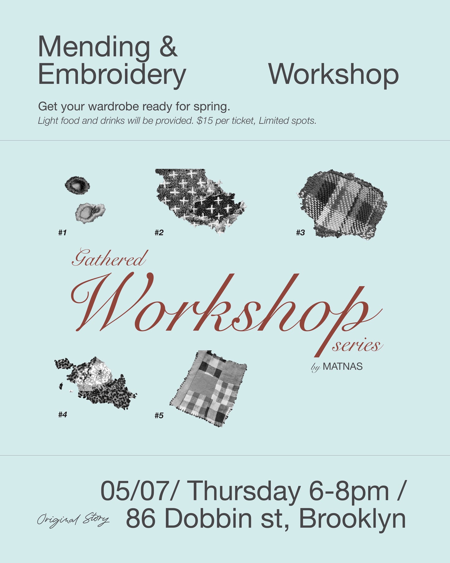 Mending & Embroidery Workshop