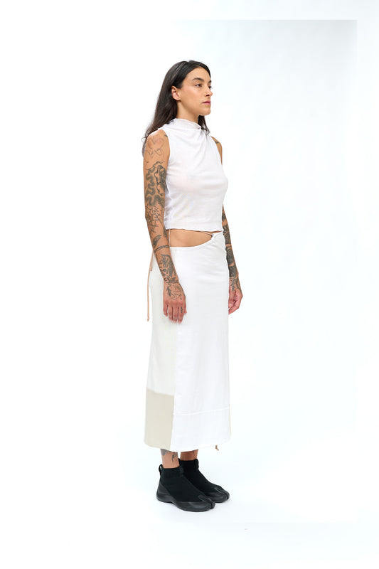 P6 adjustable skirt White